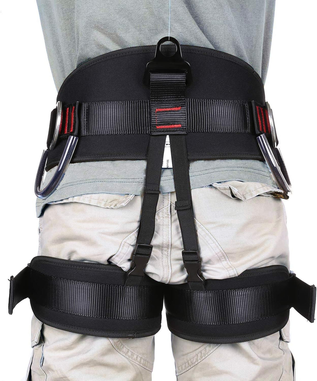 Adjustable Thickness Climbing Harness Half Body Harnesses for Fire Rescuing Caving Rock Climbing Rappelling Tree Protect Waist Safety Belts